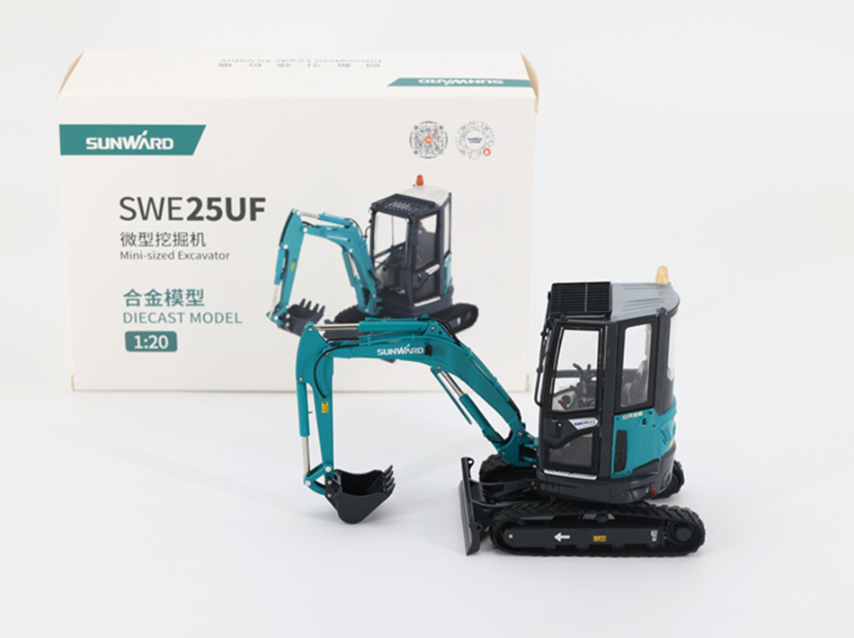 Yeni yükseltilmiş 1:20 orijinal SUNWARD SWE25UF mikro kazı alaşım modeli