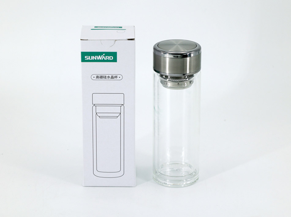 380ml yüksek borosilikat kristal bardak çift katmanlı haşlanma önleyici cam bardak çay su ayırma su bardağı